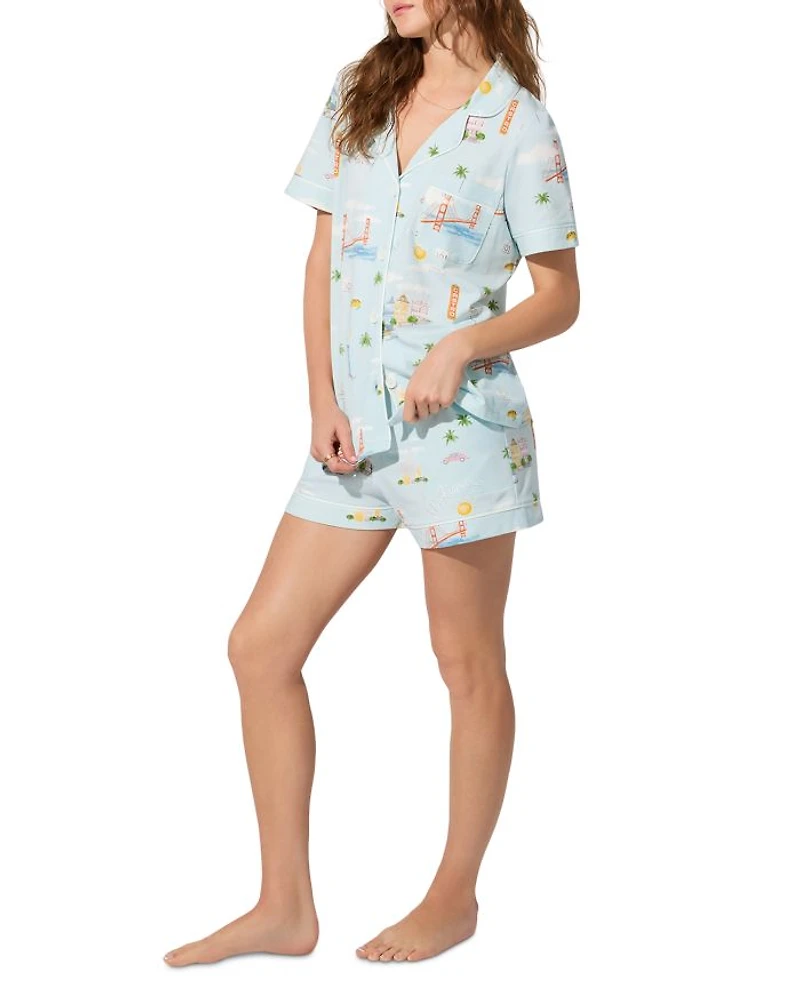 San Francisco Shorty Pajama Set