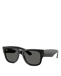 Ray-Ban Mega Wayfarer A$Ap Rocky Blacked Out Collection Square Sunglasses, 51mm