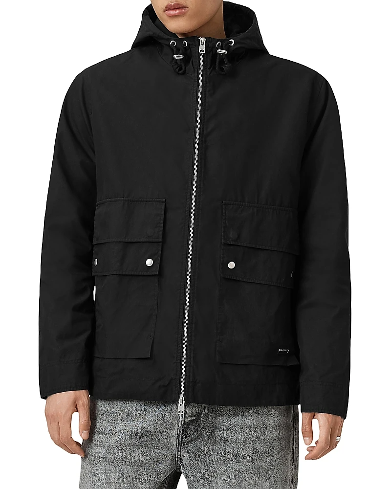 Allsaints Morton Relaxed Fit Hooded Jacket