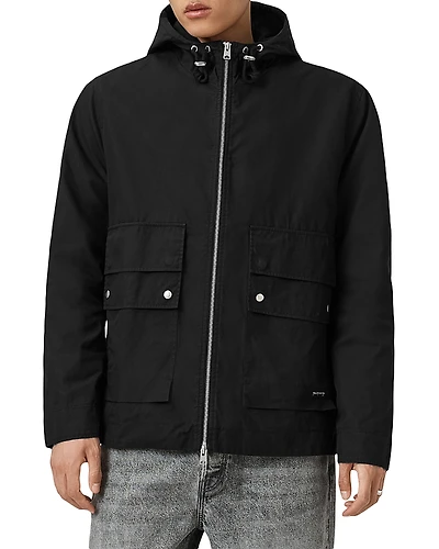 Allsaints Morton Relaxed Fit Hooded Jacket