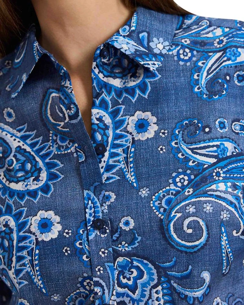 Hampton Paisley Print Shirt