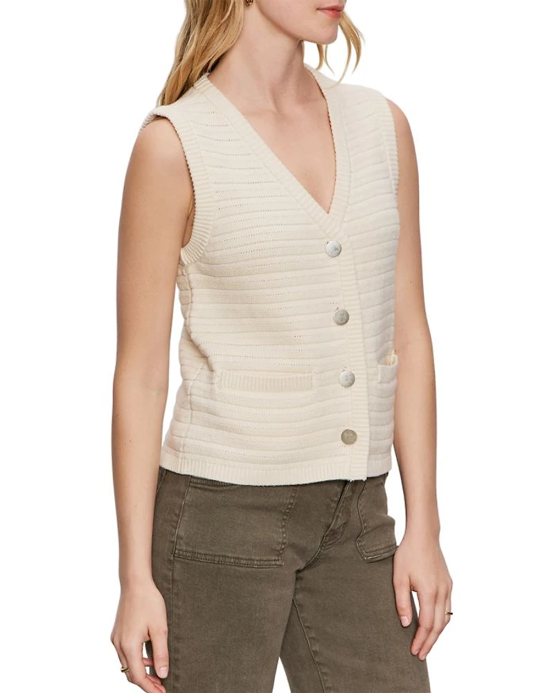 Textured Sweater Vest