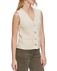 Textured Sweater Vest