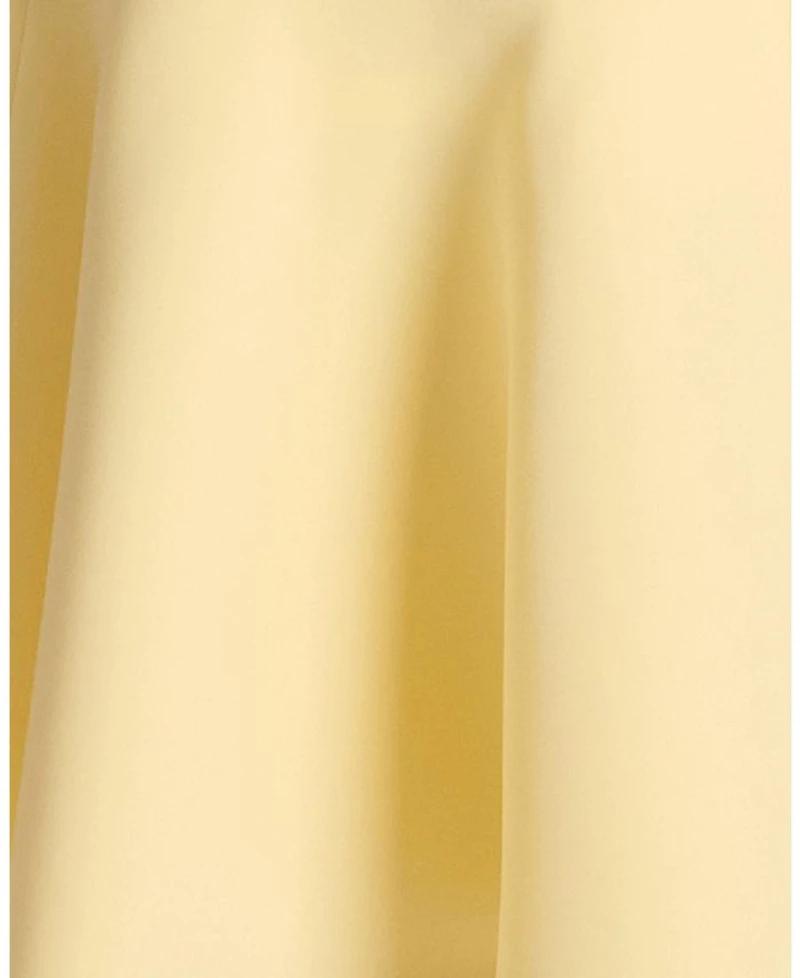 Melisssa Sleeveless Dress with Flared Skirt Panel Techno Crepe