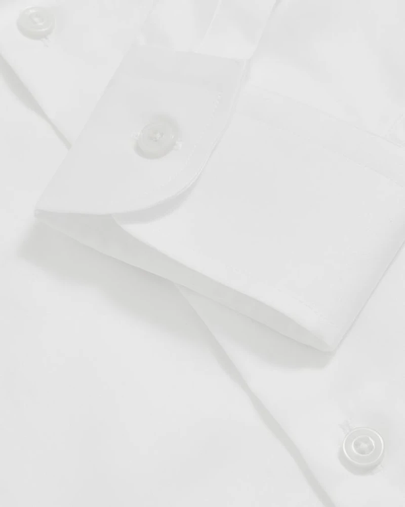 Remote Regular Fit Satin Cotton Shirt