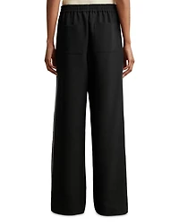 Petite Side Stripe Wide Leg Trousers