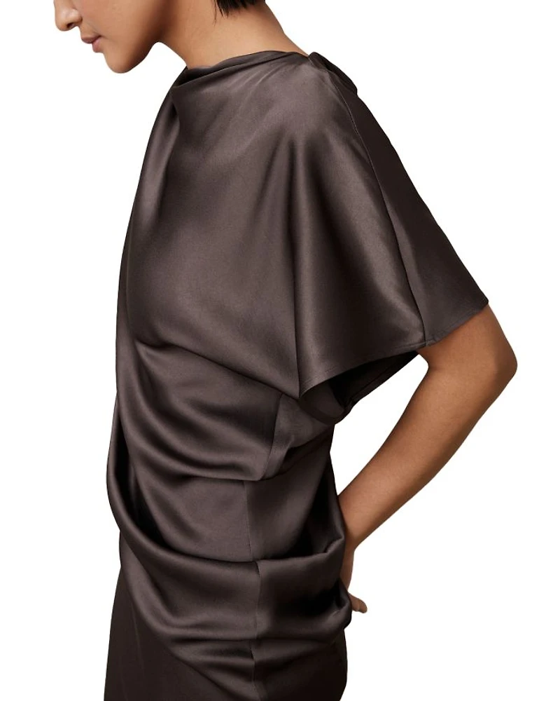 Kenzie Drape Midi Dress