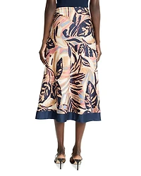 Terracotta Garden Midi Skirt