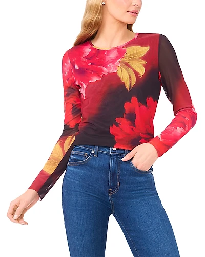 Ted Baker Crewneck Mesh Top