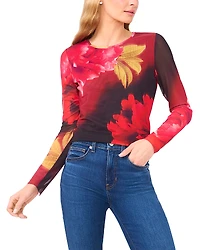 Ted Baker Crewneck Mesh Top