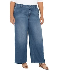 Weekender High Rise Wide Leg Jeans Walnut Creek