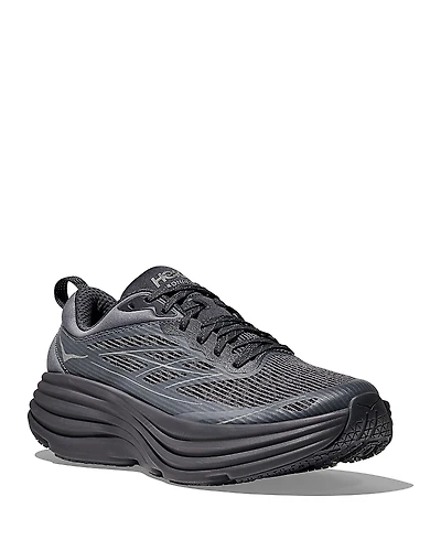 Hoka Men's Stealth/Tech Bondi 8 Caged Sneakers