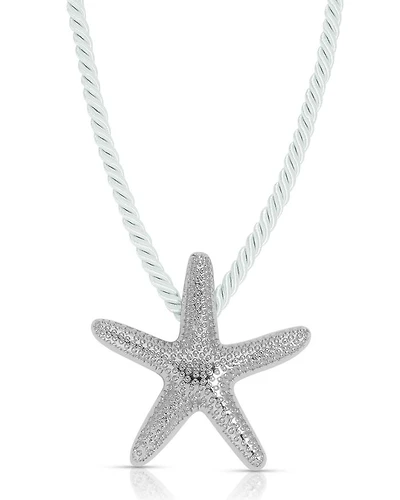 Starfish Statement Pendant Necklace, 16"-19"