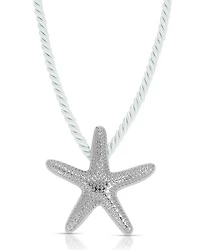 Starfish Statement Pendant Necklace, 16"-19"