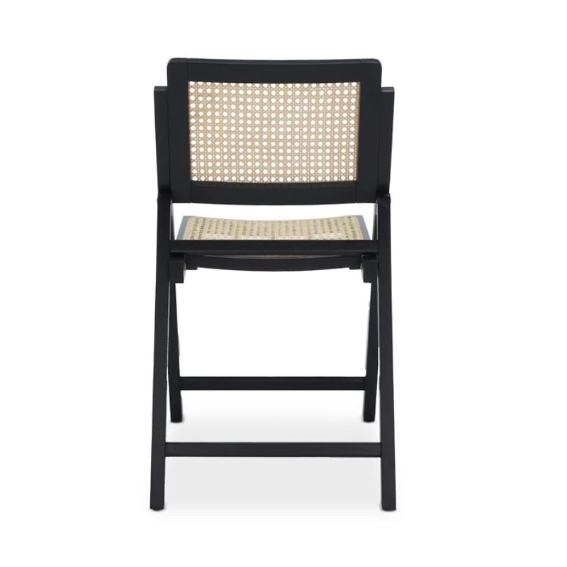 Desiree Cane Folding Dining Chairs, Set of 2