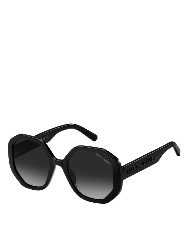 Round Geometrical Sunglasses, 53mm