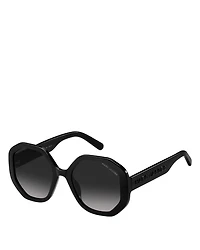 Round Geometrical Sunglasses, 53mm