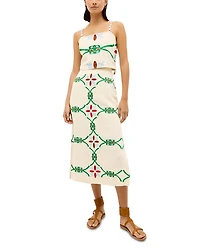 Wyatt Linen Crop Top