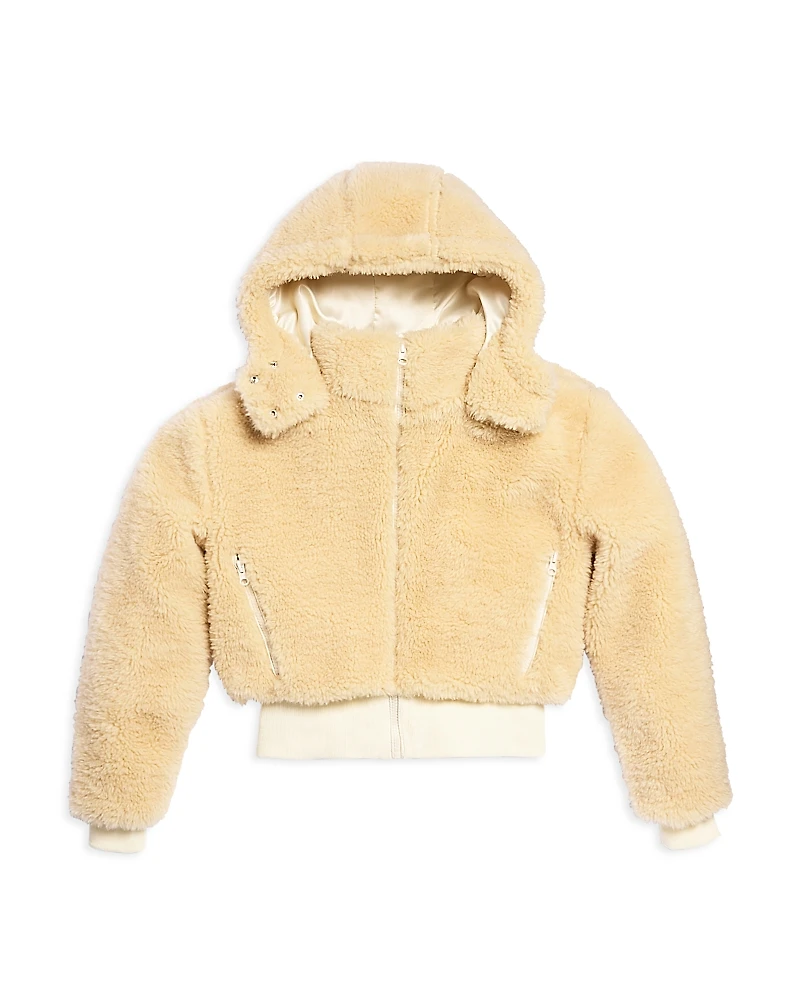 KatieJnyc Girls' Tween Paddie Sherpa Jacket - Big Kid