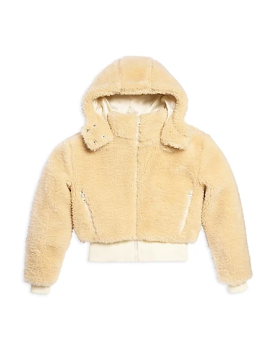 KatieJnyc Girls' Tween Paddie Sherpa Jacket - Big Kid