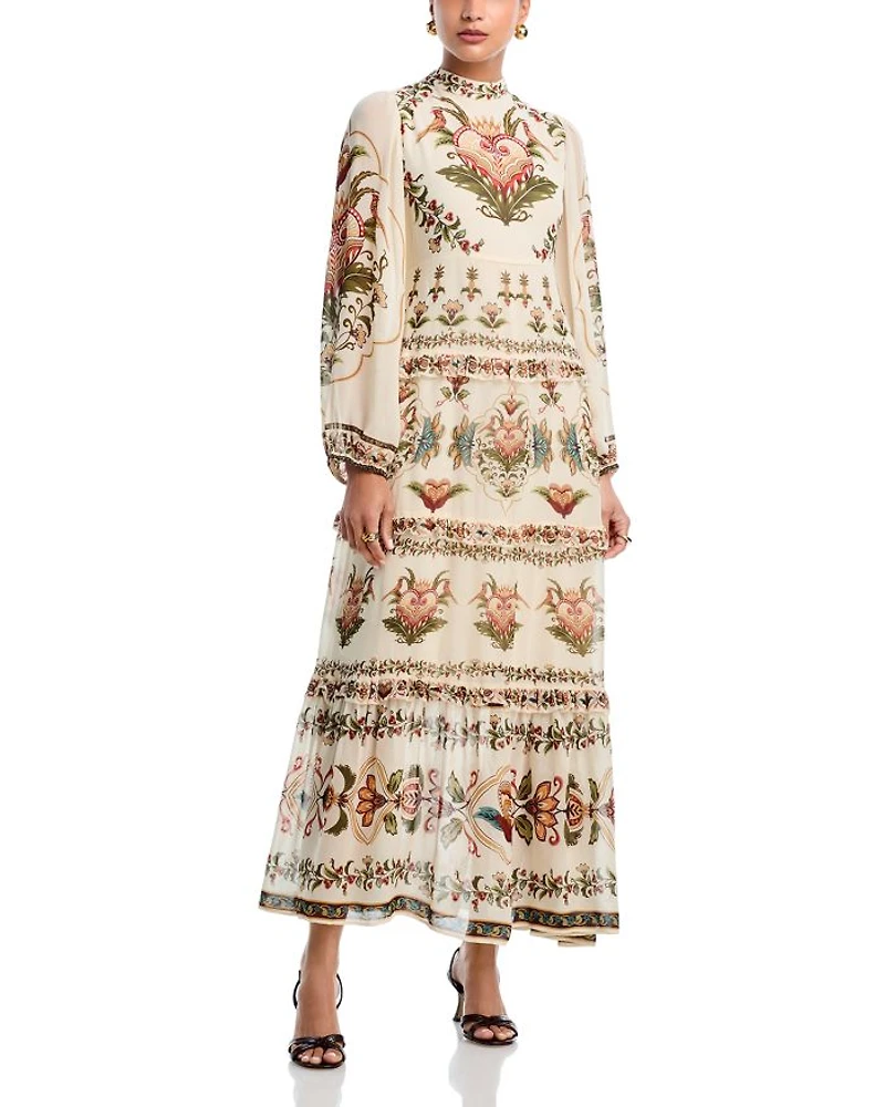 Majestic Hearts Maxi Dress