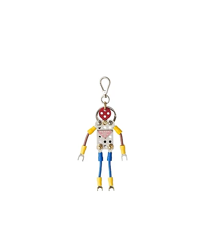 Prada Metal Robot Bag Charm