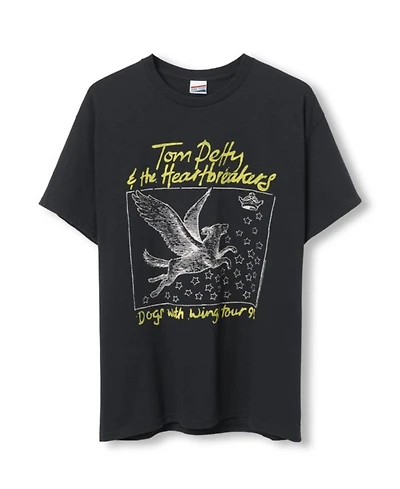 Unisex Tom Petty Dogs With Wings Tour '95 Flea Market Tee