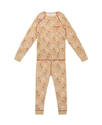 Deux par Deux Men's Adult Men Two Piece Family Christmas Pajama Set