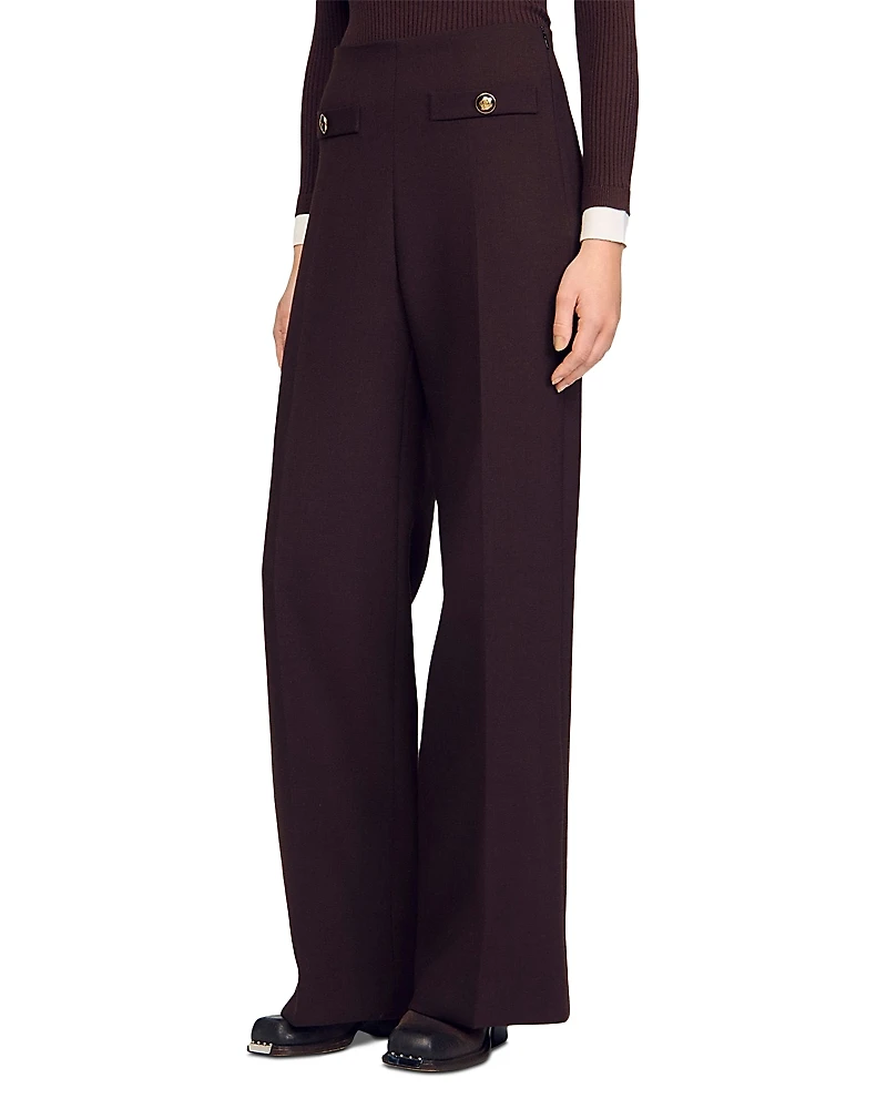 Sandro Flared Trousers