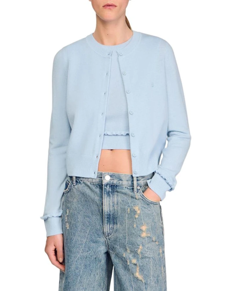 Emile Ruffled Cardigan