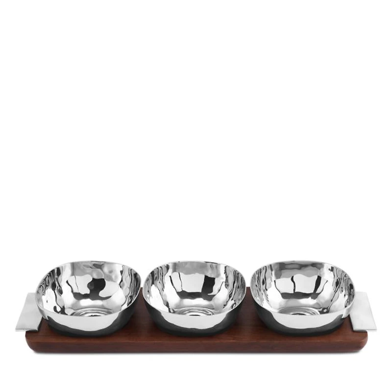 Reflective Triple Bowl