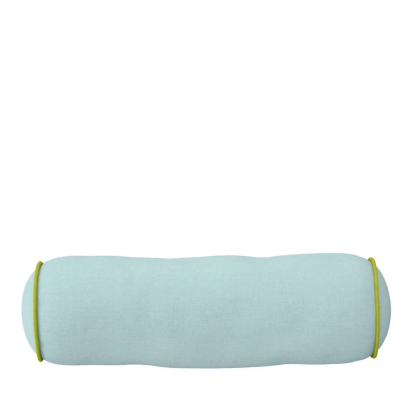 Two Toned Round Bolster Pillow, Queen 36"