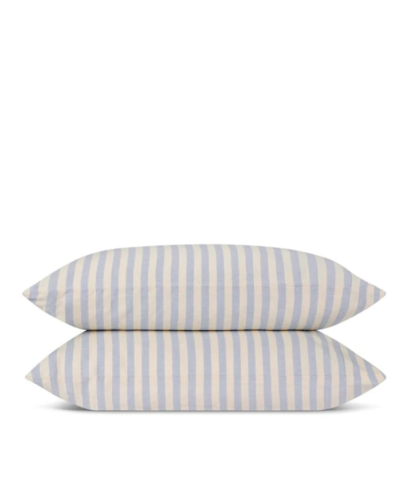 Pembroke Stripe Linen Blend Pillowcases, Standard