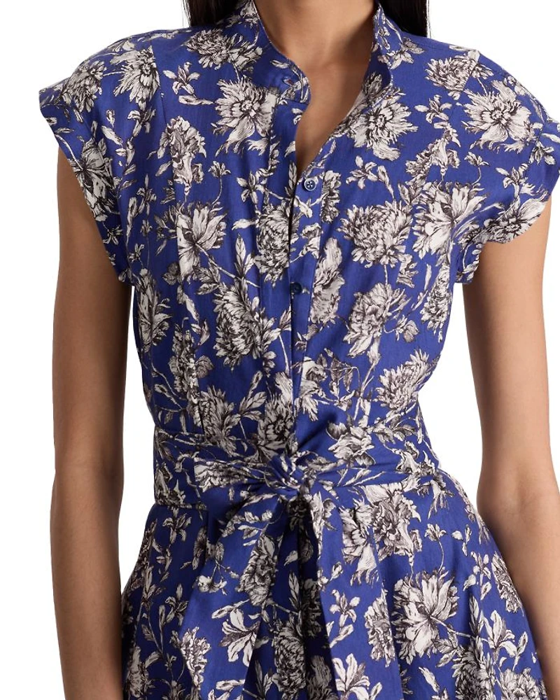 Lucy Cuffed Cap Sleeve Dress