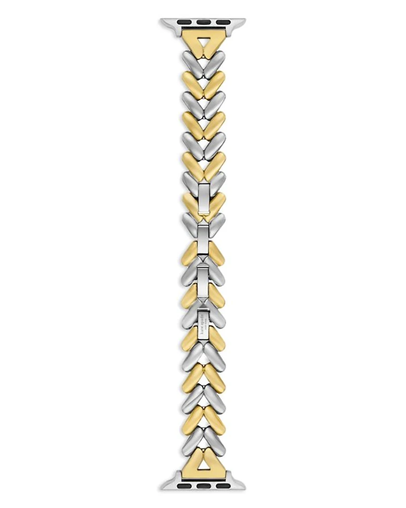 Two-Tone Stainless Steel Bracelet for Apple Watch®, 38-49mm