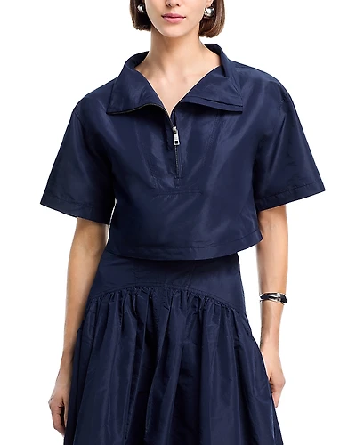 Steve Madden Henri Funnel Neck Top