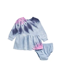 Splendid Girls' Blooming Tie Dye Dress with Bloomers - Baby