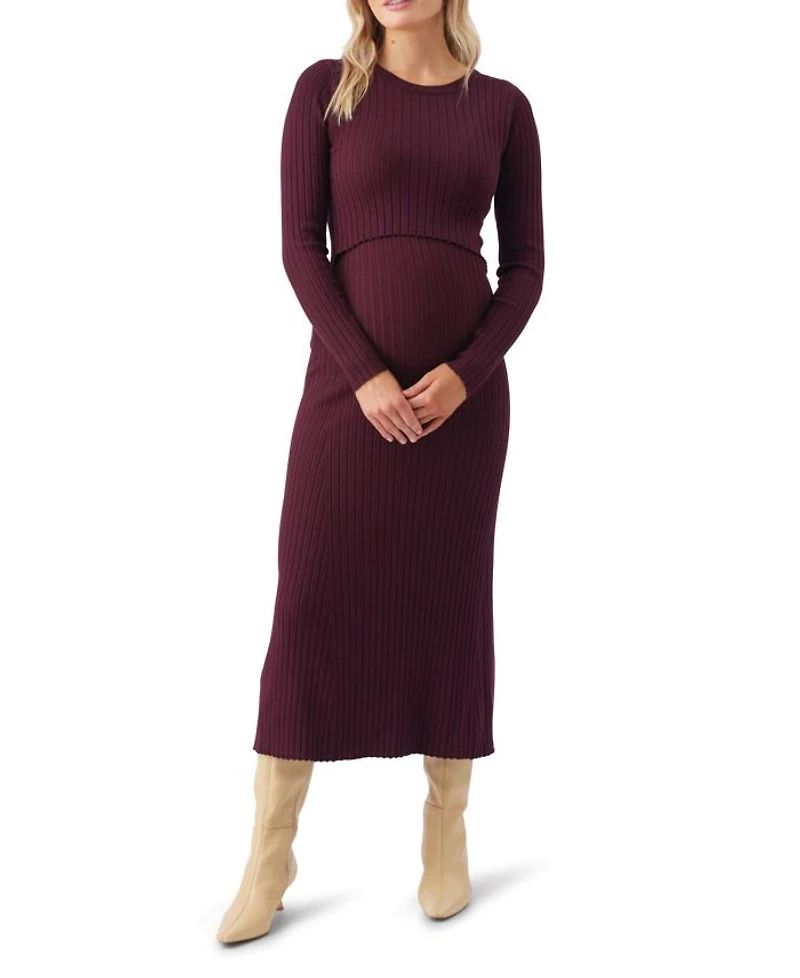 Eden Knit Nursing Dress