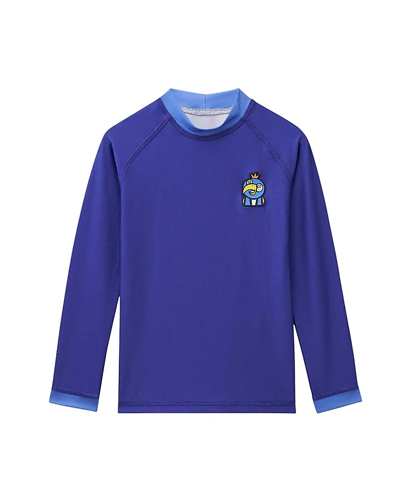 Roarsome Boys' Parrot Long Sleeve Rash Guard - Baby, Little Kid, Big Kid
