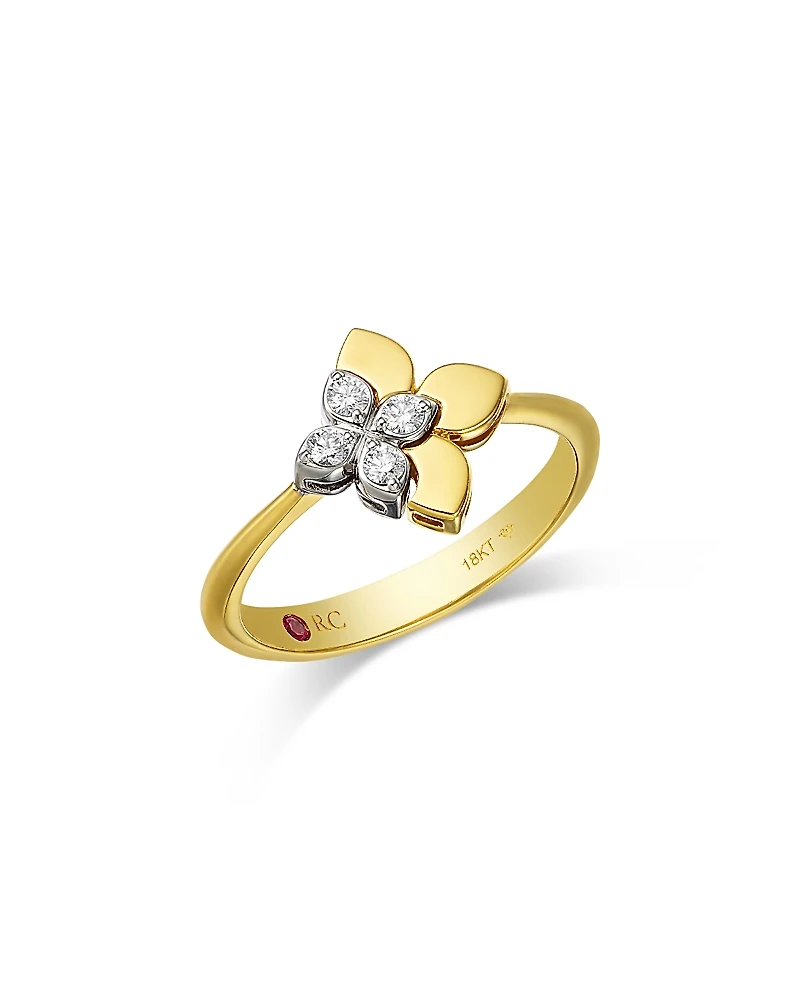 Roberto Coin 18K White & Yellow Gold Love