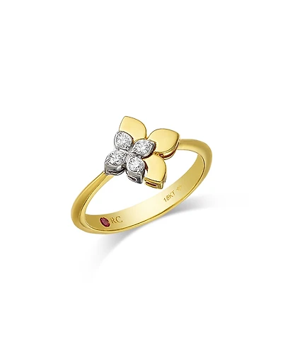 Roberto Coin 18K White & Yellow Gold Love
