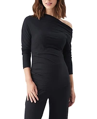 Ripe Maternity Off-Shoulder Rib Top