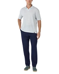 Solid Linen Straight Fit Trousers