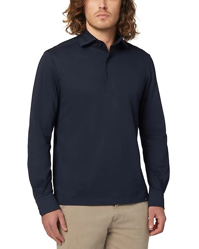 Japanese Jersey Long Sleeve Polo Shirt