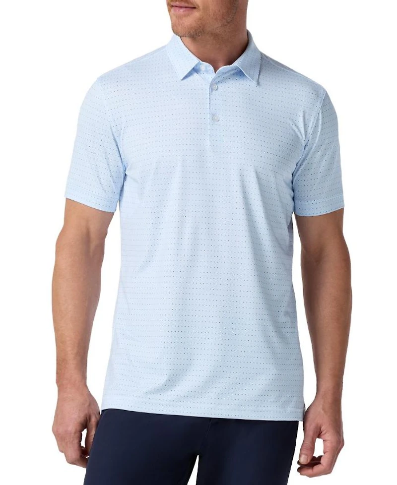 Versa Short Sleeve Polo Provence Diamond Sunburst