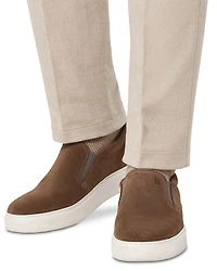 Men's Slip On Suede Sneakers
