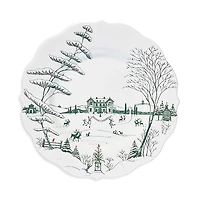 Juliska Country Estate Winter Frolic Dinner Plate, Evergreen