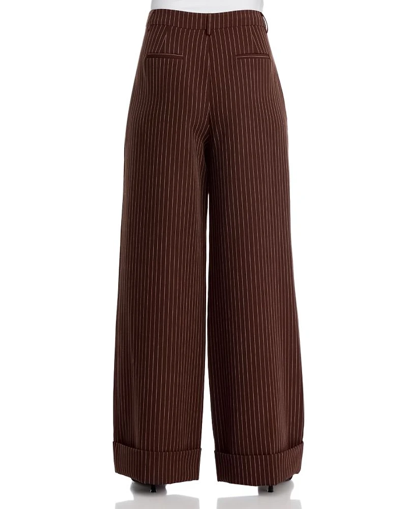 Quinn Pinstriped Pants