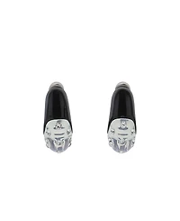 Lanvin Fargo Rhinestone Large Hoop Earrings