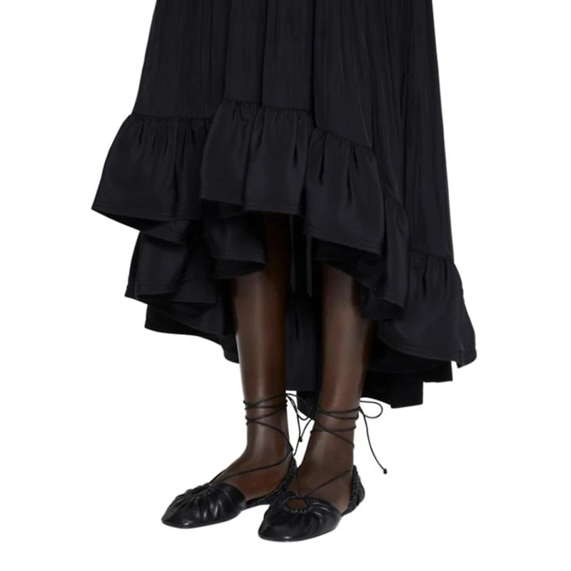 Women's Mesure Lace-Up Leather Ballerina